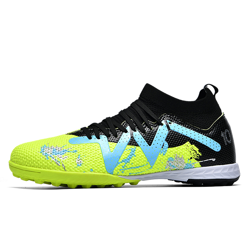 99KS-Stock High Top TF Football Shoes,EU Sizes 35-45