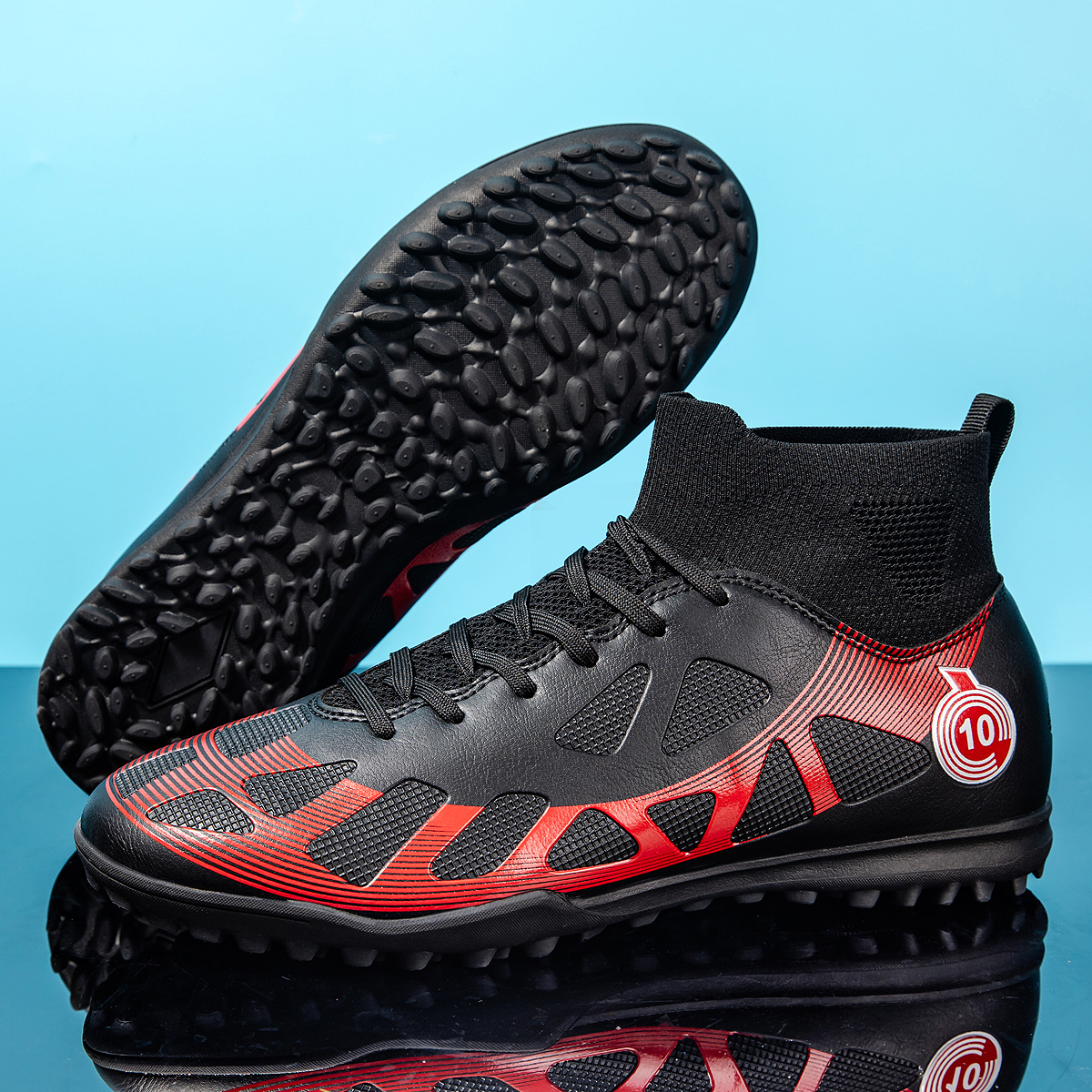 2509S-PU Leather Lace-Up Turf Soccer Cleats Sizes 35-46 — 11