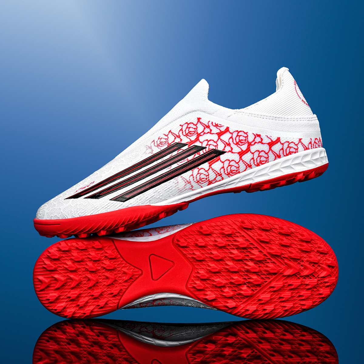 8553S-Stock Slip-on TF Football Shoes,EU Sizes 33-45 — 1