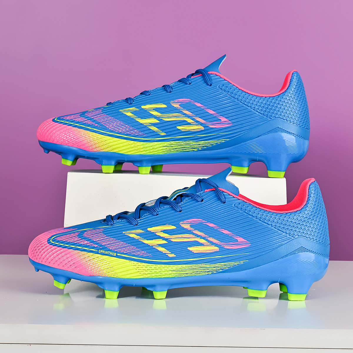 JDQ-002C-Stock Lace-up Firm Ground Football Shoes,EU Sizes 35-45 — 7