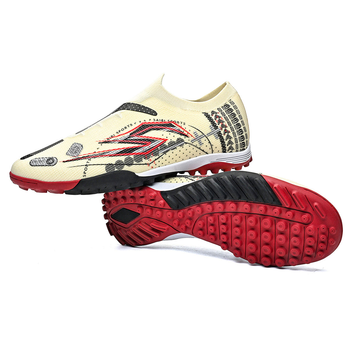 3942S-Stock Slip-on TF Football Shoes,EU Sizes 35-45 — 8