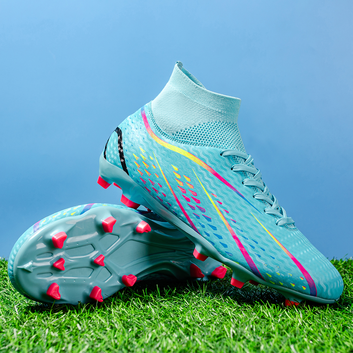 8070C-Stock Lace-up FG Football Shoes,EU Sizes 38-45 — 6
