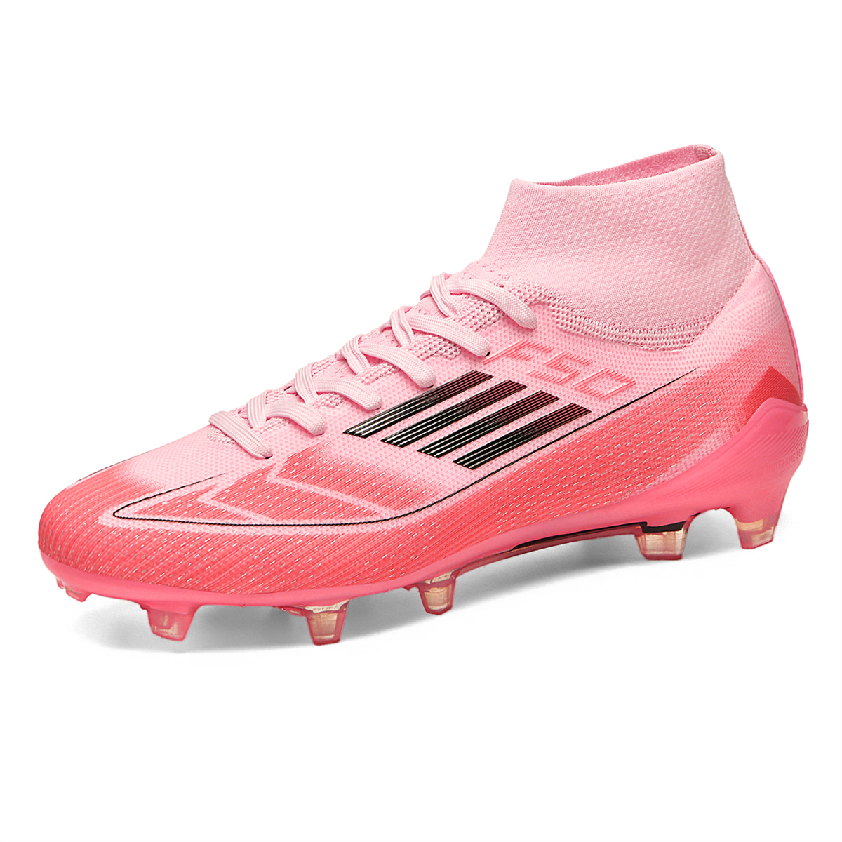 F004C-Stock High Top FG Football Shoes,EU Sizes 35-45