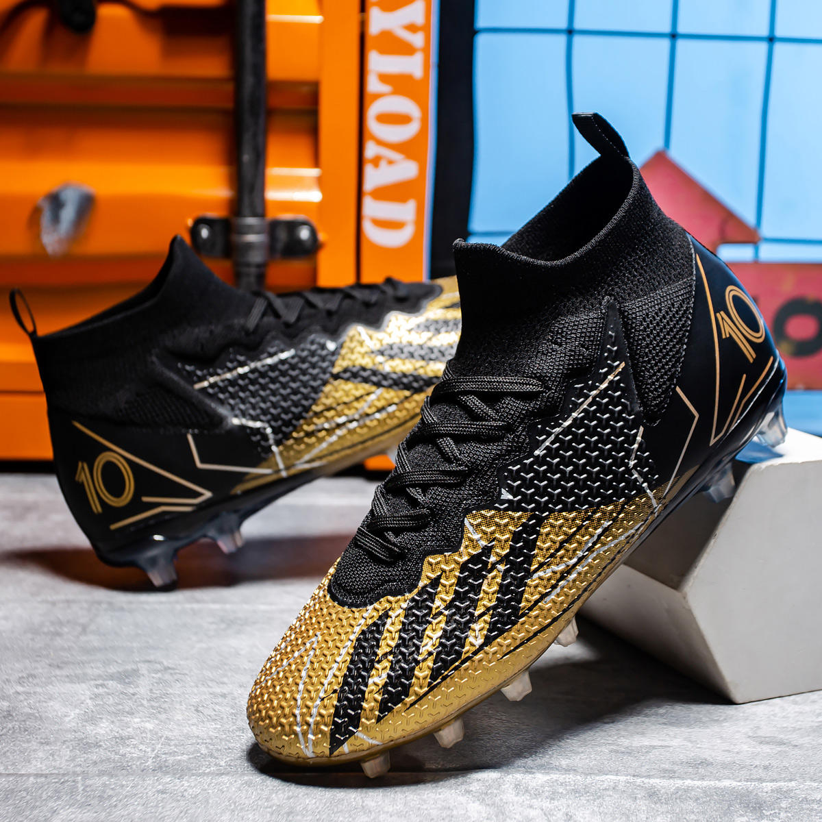 95KC-Stock High Heel FG Football Shies-EU Sizes 35-45 — 4