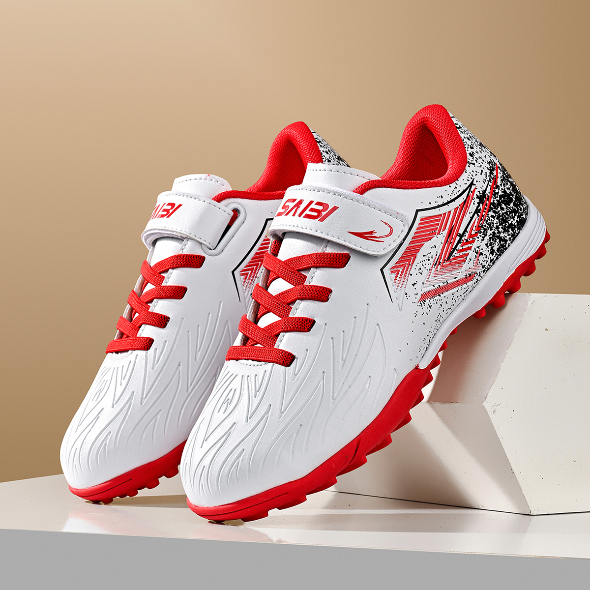 2558S-Kids' PU Upper Turf Soccer Cleats Sizes 28-39 — 7