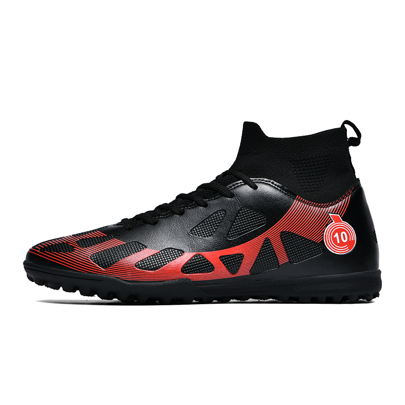 2509S-PU Leather Lace-Up Turf Soccer Cleats Sizes 35-46