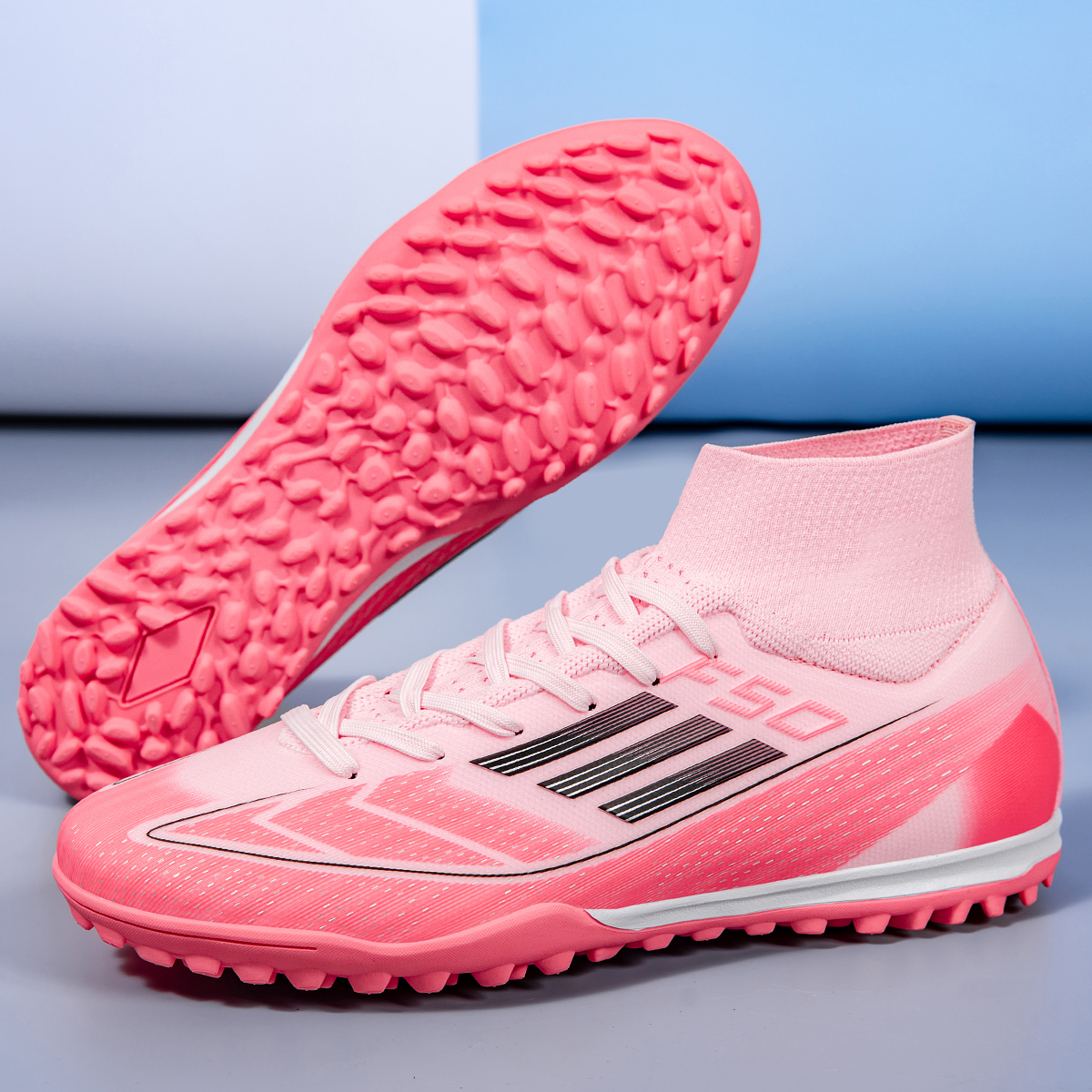 F50S-Stock High Heel TF Football Shoes,EU Sizes 35-45 — 9