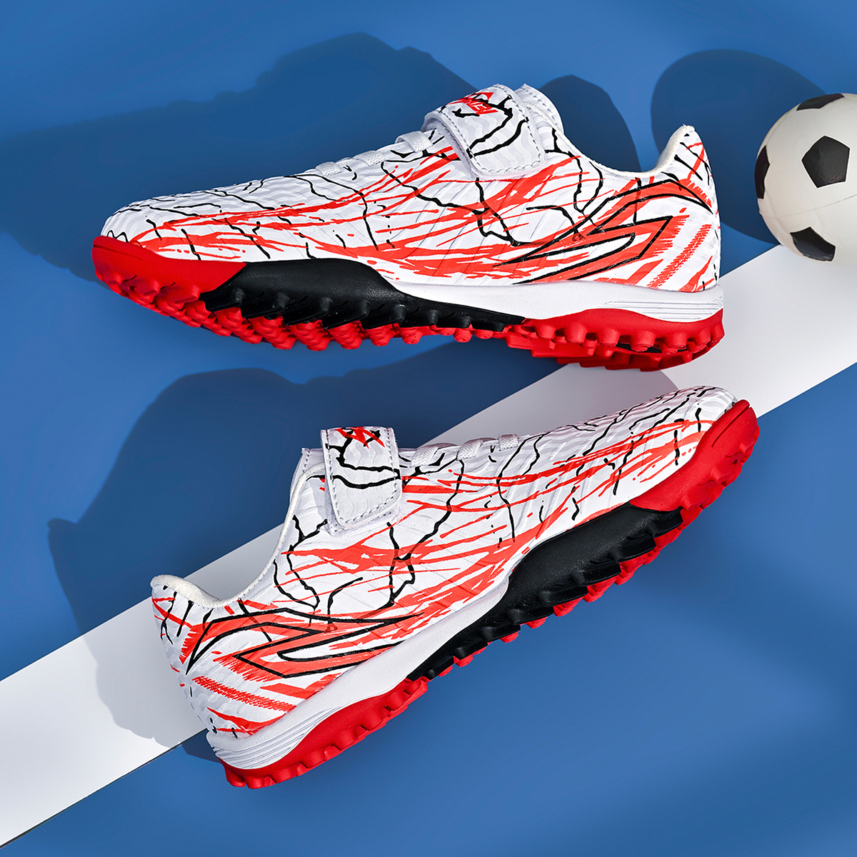 2210S-PU Kids' Turf Soccer Cleats Sizes 26-38 — 11
