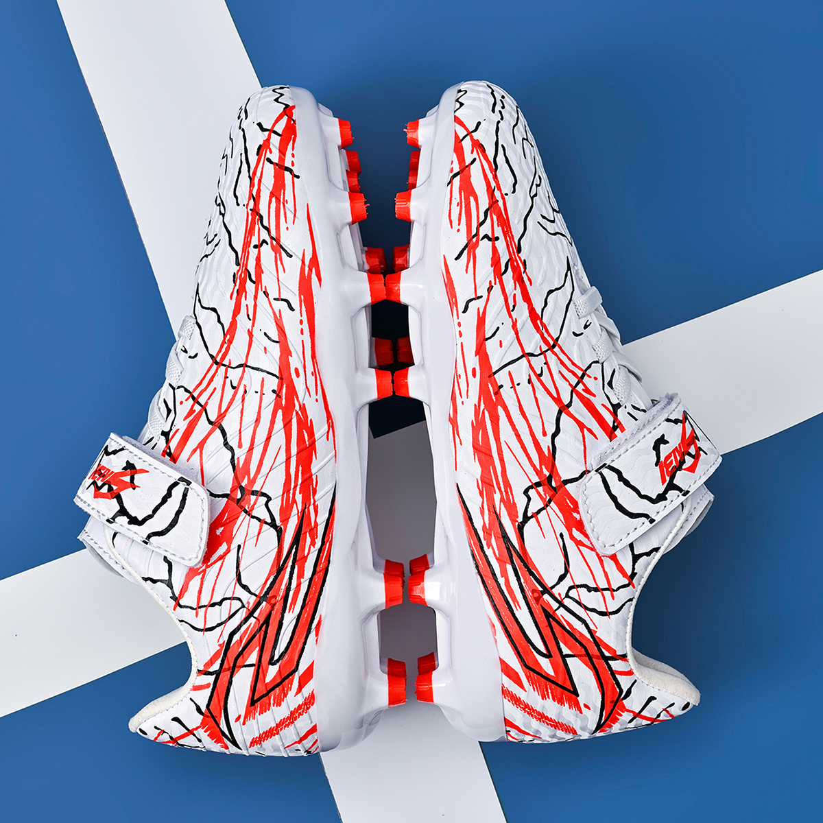 2210C-PU Upper Long Stud Soccer Cleats for Kids Sizes 26-38 — 13