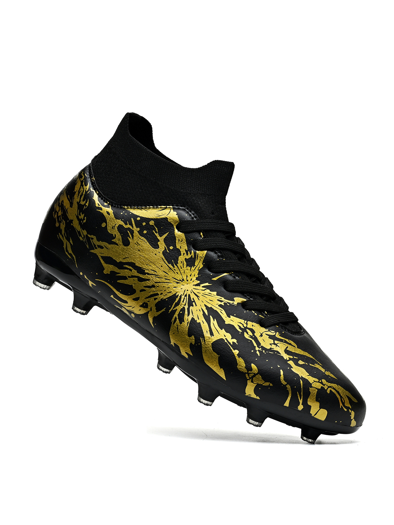 2202C-Stock High-cut Lace-up AG Football Shoes — 5