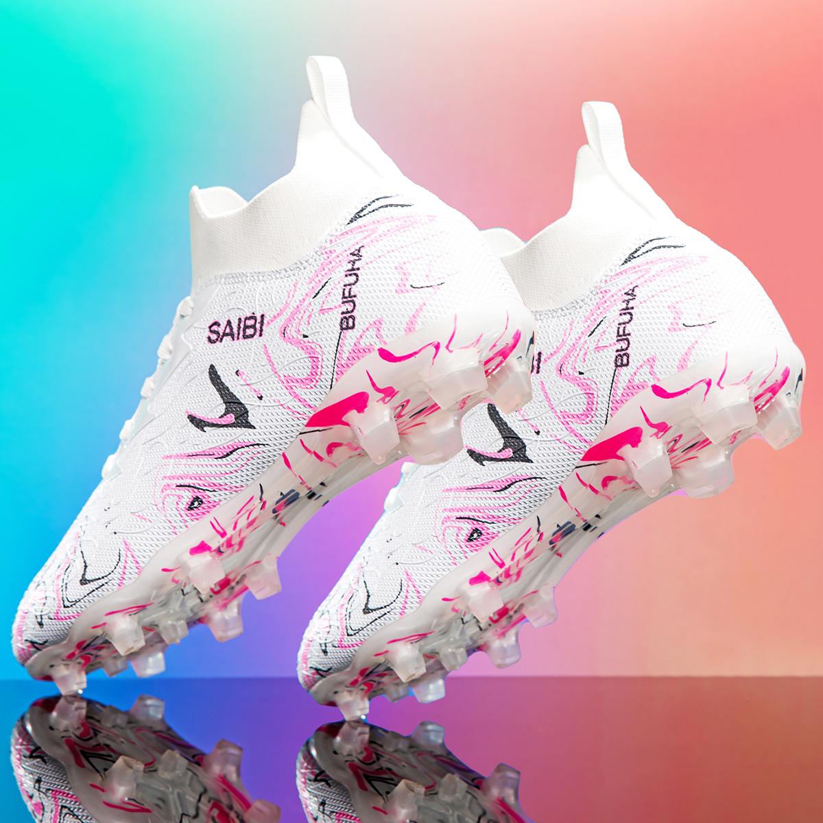 8010C-Stock High Heel FG Football Shoes,EU Sizes 39-45 — 11