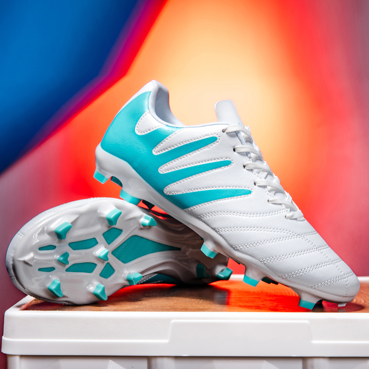 3599C-Lace-Up Long Stud Soccer Cleats Sizes 35-45 — 5