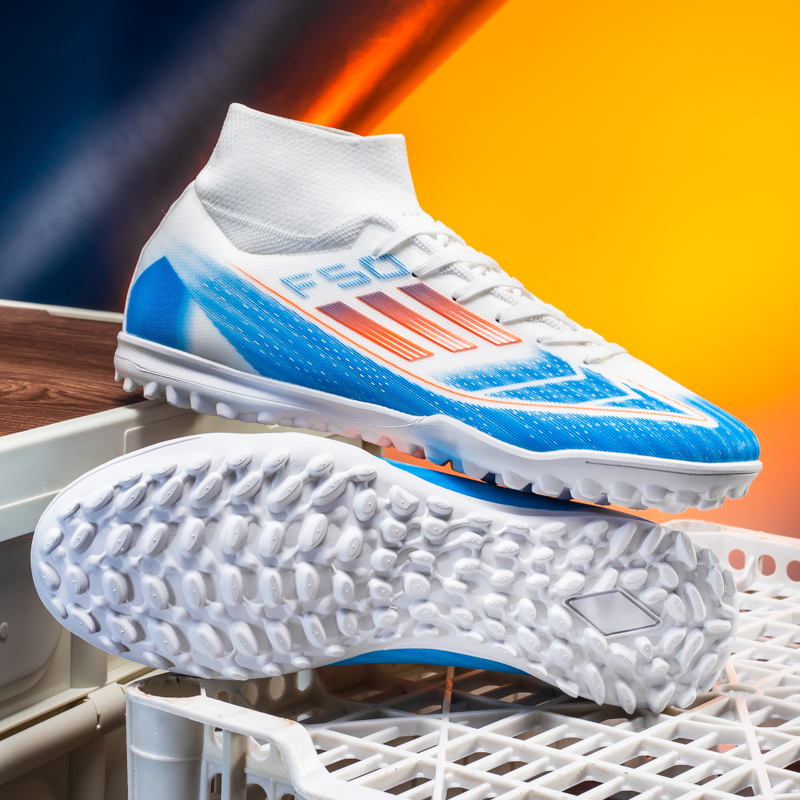 F50S-Stock High Heel TF Football Shoes,EU Sizes 35-45 — 3