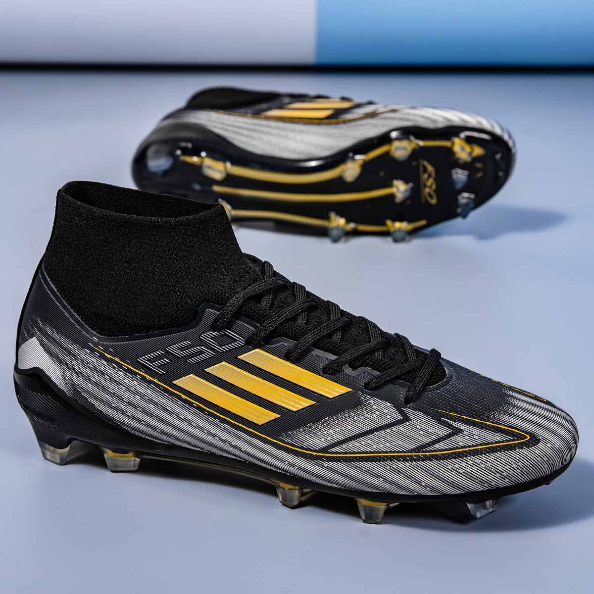 F50C-Stock High Heel FG Football Shoes,EU Sizes 35-45 — 4