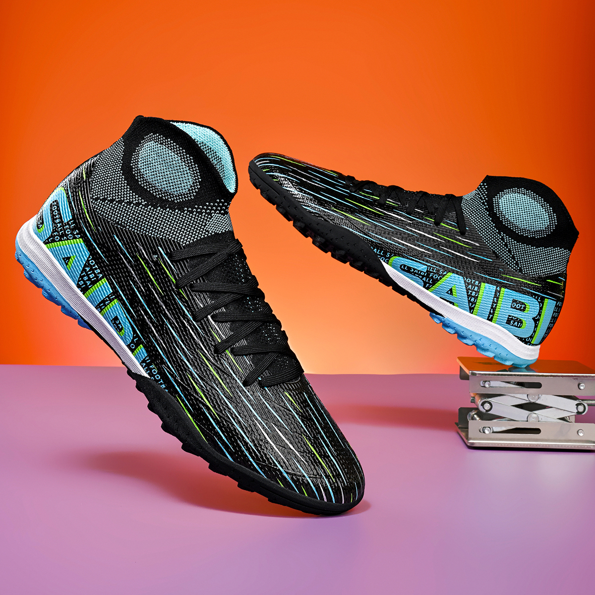 3820S-Stock High Heel TF Football Shoes,EU Sizes 35-45 — 10