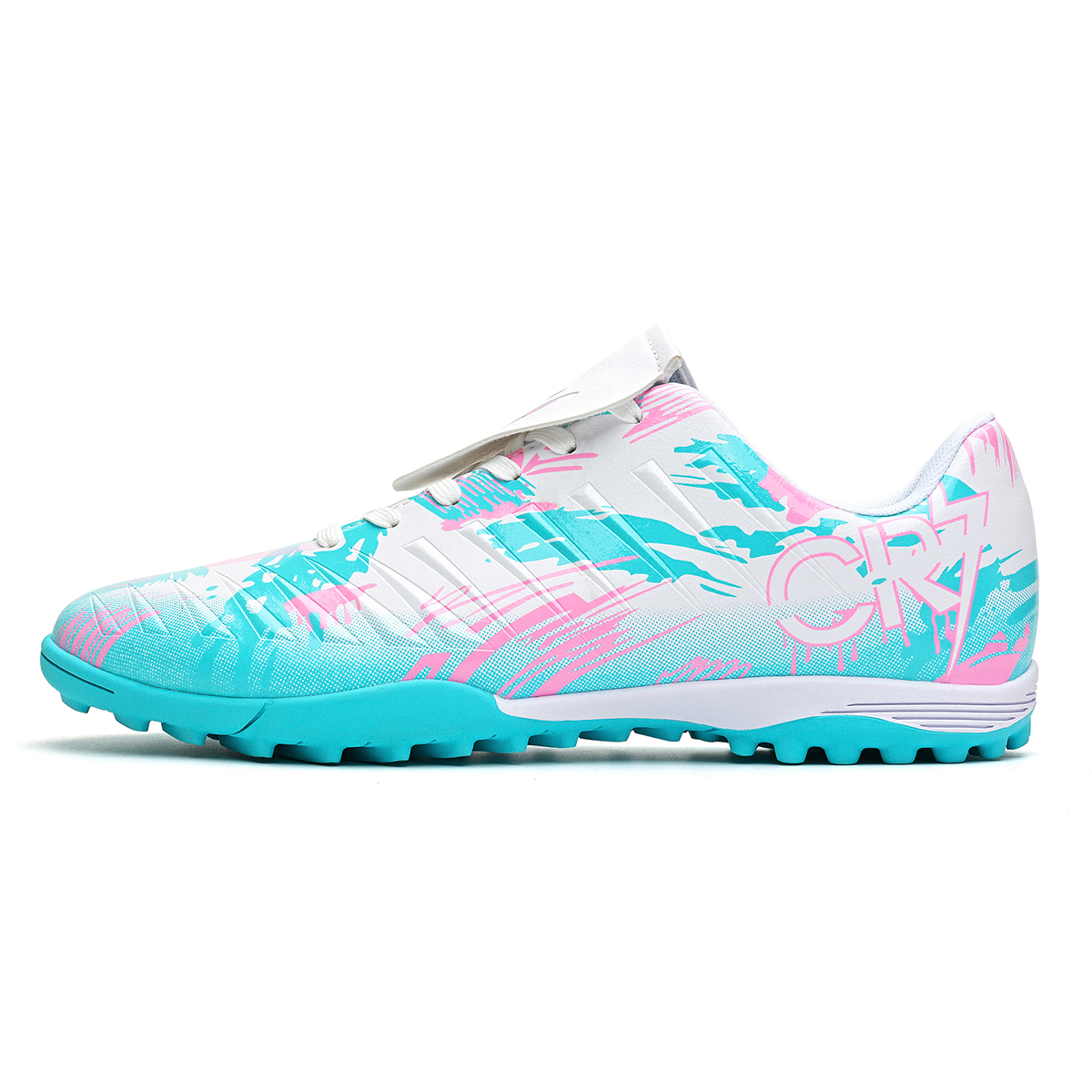 S-0377S-Stock Fold-Over Tongue TF Football Shoes
