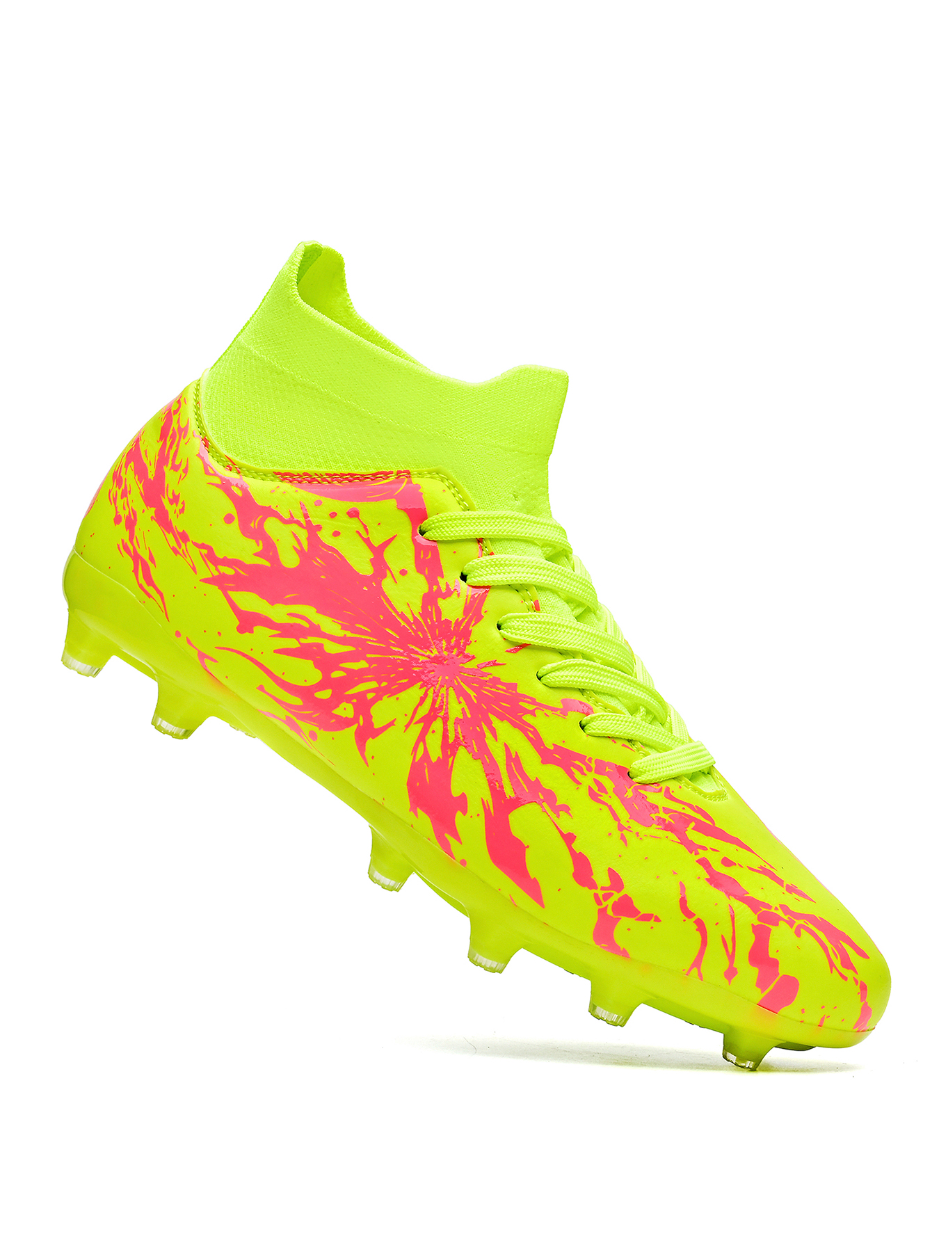 2202C-Stock High-cut Lace-up AG Football Shoes — 7