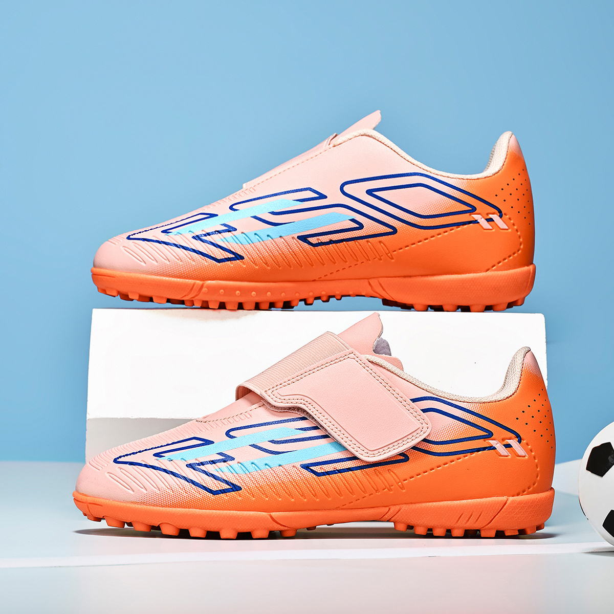 1803S-Low-Cut Kids’ Professional Soccer Training Shoes, Sizes 35–45 — 1