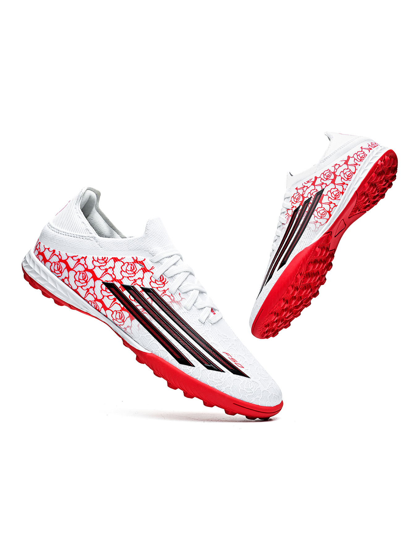 8556S-Stock Lace-up Short Stud Turf Football Boots, Size 33-45 — 9