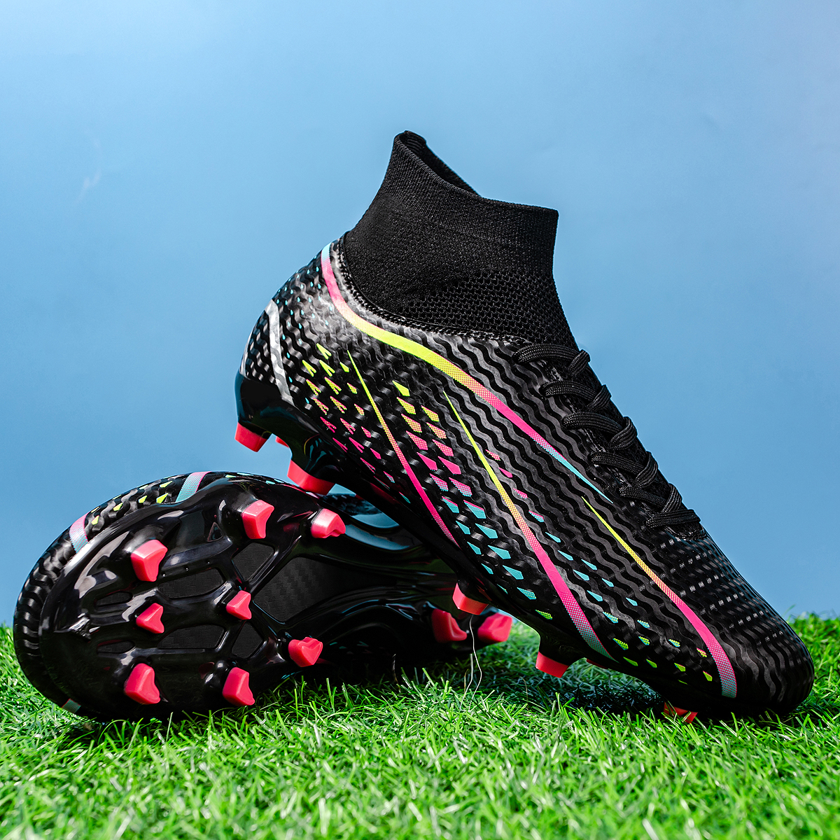 8070C-Stock Lace-up FG Football Shoes,EU Sizes 38-45 — 11