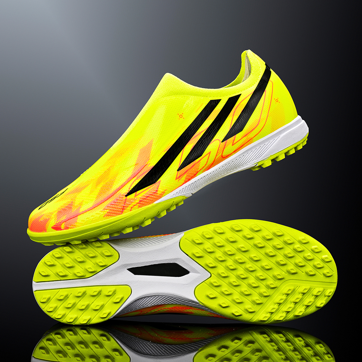 DF115S-Stock Low-cut TF Football Shoes,EU Sizes 32-45 — 4