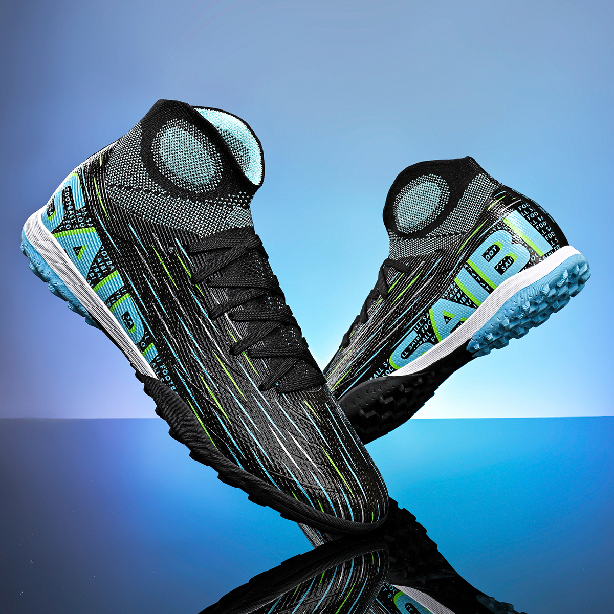 3820S-Stock High Heel TF Football Shoes,EU Sizes 35-45 — 6