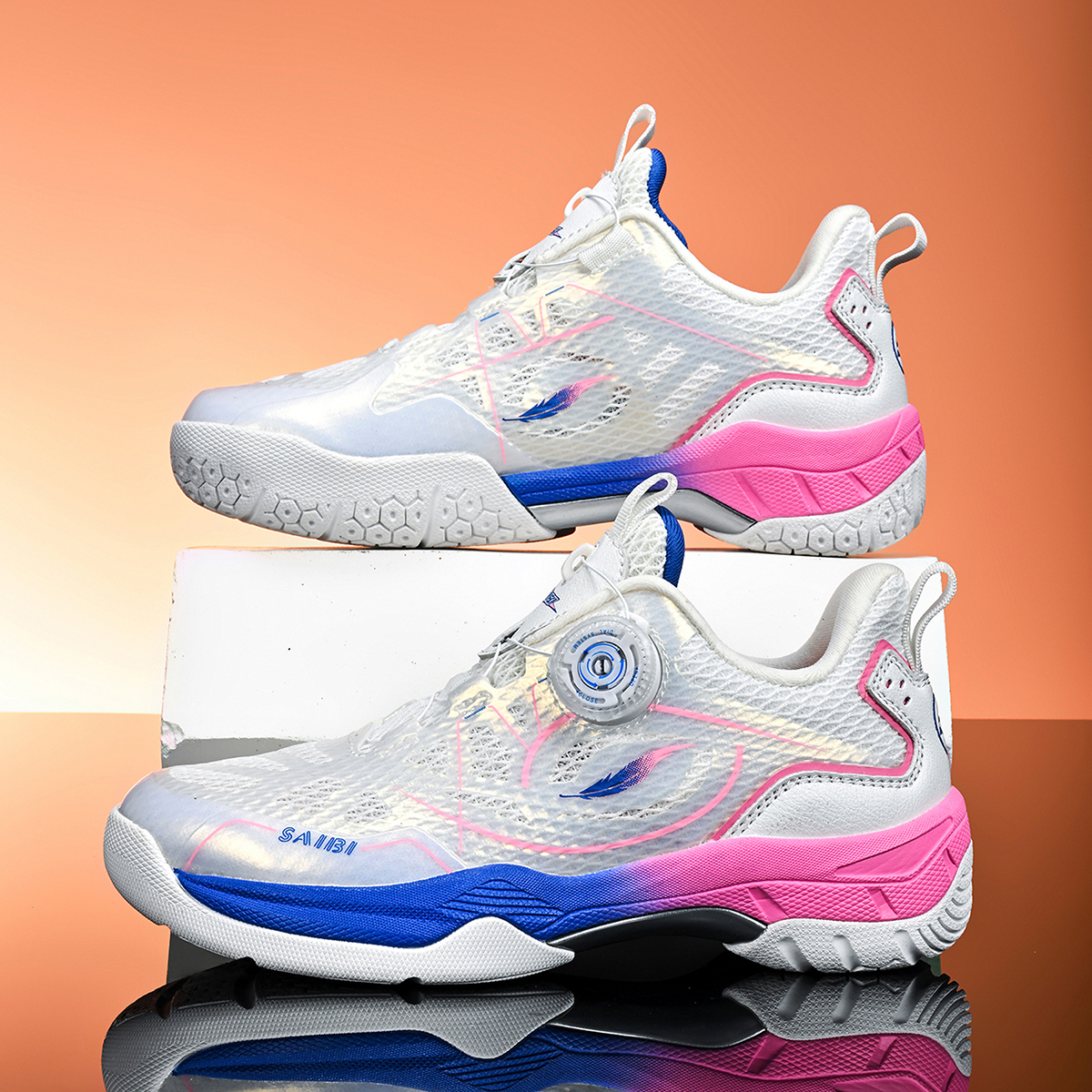 Y002T-Stock Children Badminton Shoes,EU Sizes 29-38 — 3
