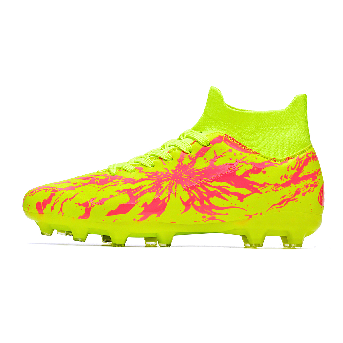 2202C-Stock High-cut Lace-up AG Football Shoes