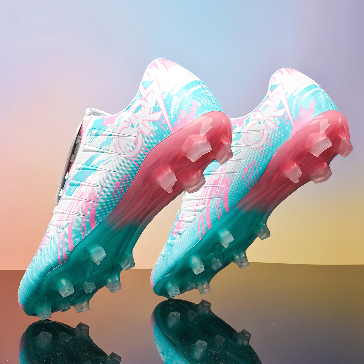S-0377C-Stock Fold-Over Tongue FG Football Shoes — 4