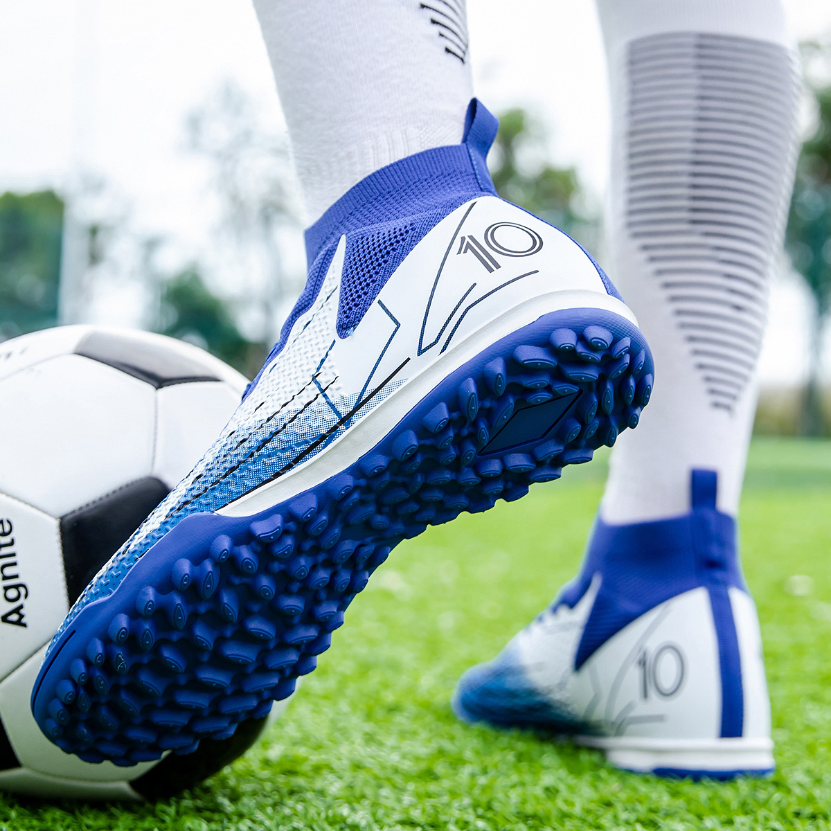 95KS-Stock High Top TF Football Shoes,EU Sizes 35-45 — 10