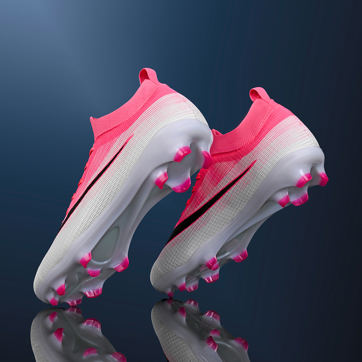 3802C-Stock High Top Lace-up FG Football Shoes,EU Sizes 35-45 — 4