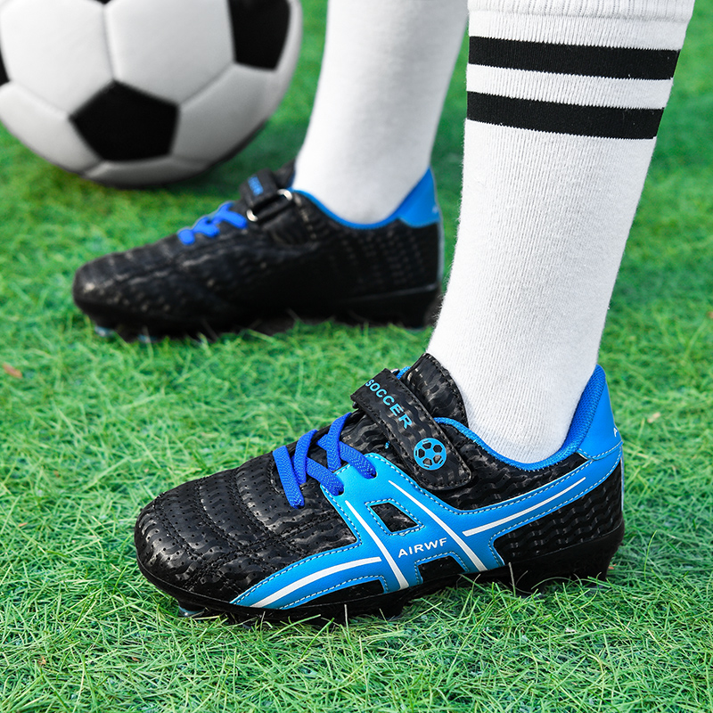 3368C-Lace-Up Low-Cut Long Stud Soccer Cleats Sizes 28-39 — 9