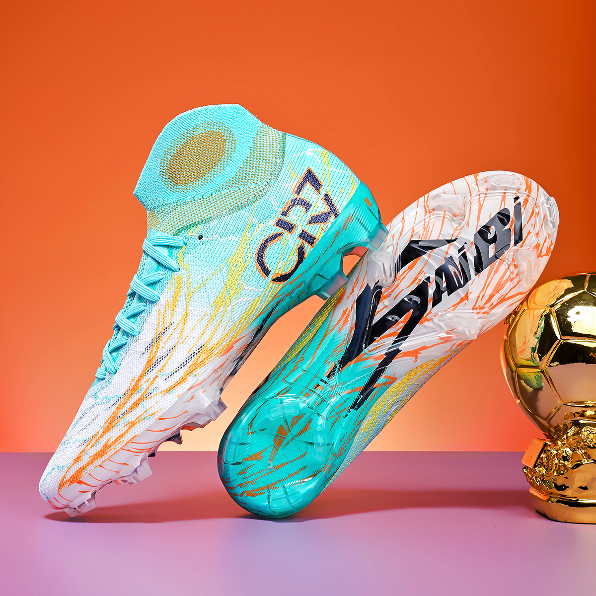 305C-TPU Upper Long Stud Soccer Cleats Sizes 35-45 — 7