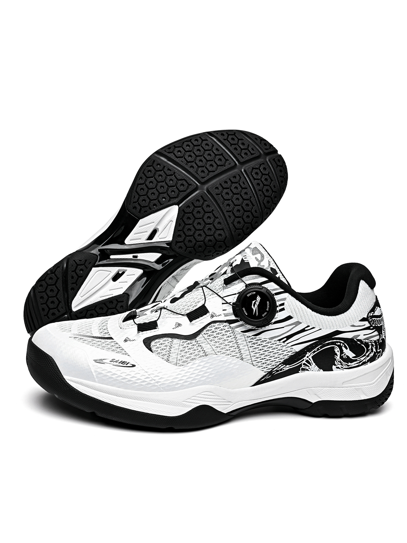 Y003-Badminton Shoes, Breathable, Shock Absorbing, Non-slip Outsole, Sizes 35-45 — 1