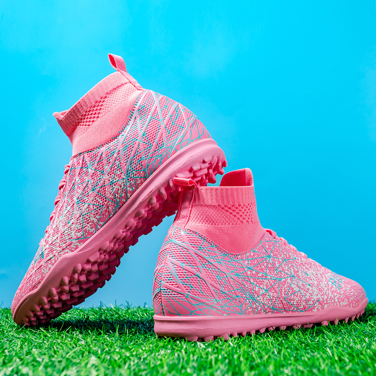 190S-High-Cut Turf Soccer Cleats Sizes 35-45 — 6