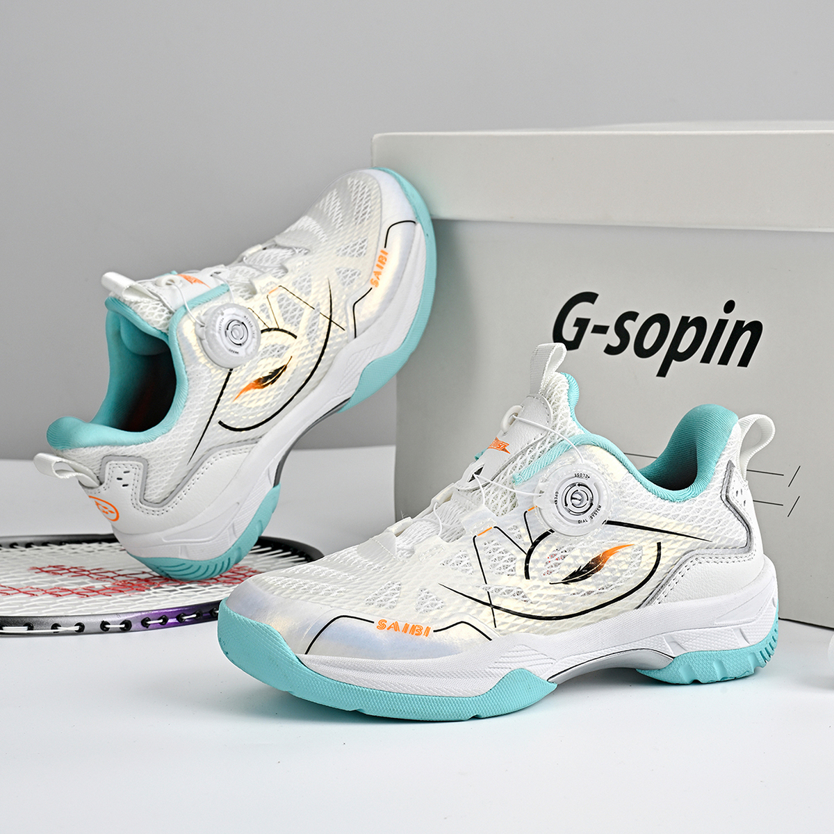 Y002T-Stock Children Badminton Shoes,EU Sizes 29-38 — 17