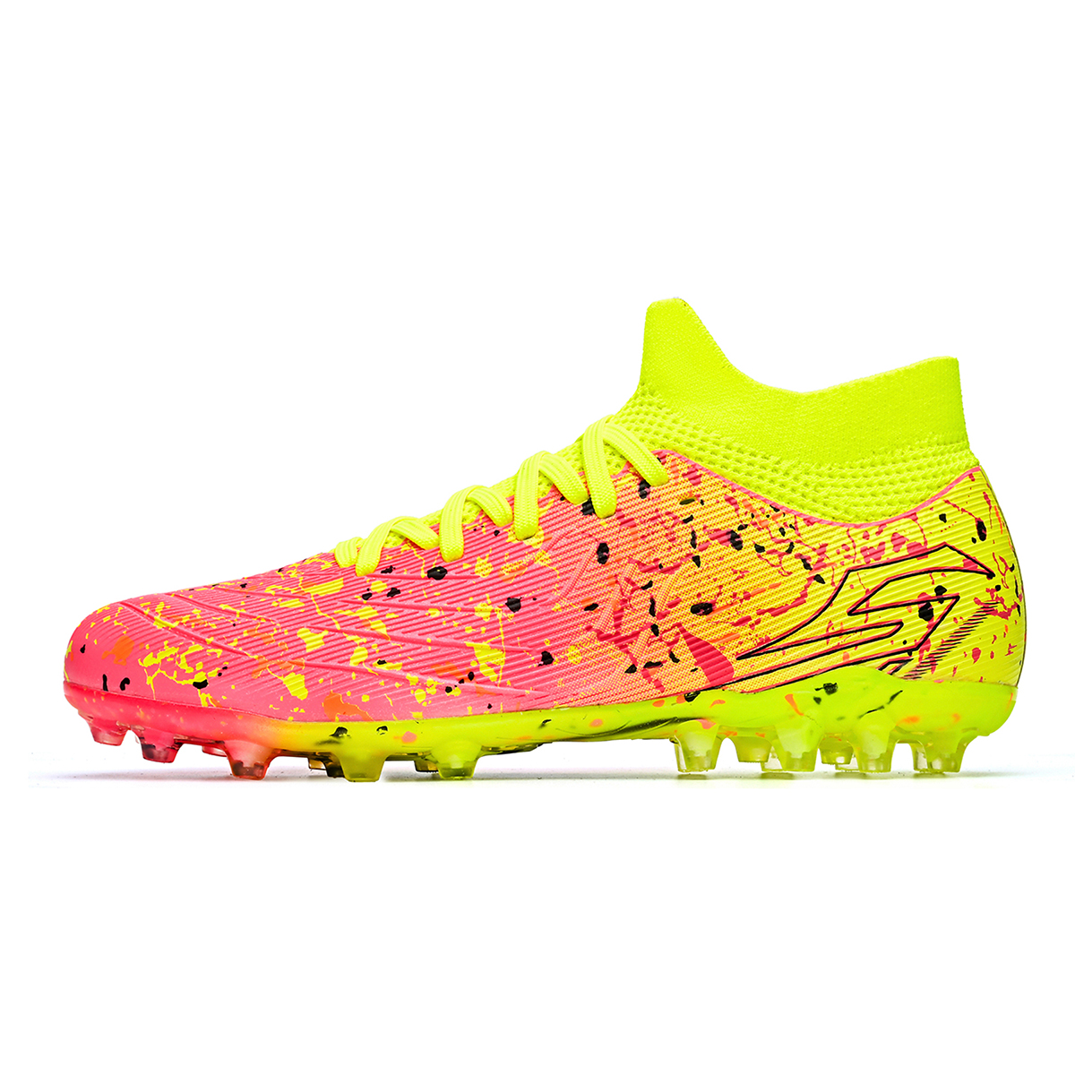 3300M-Stock High Top Multi Ground Football Shoes,Sizes 35-45