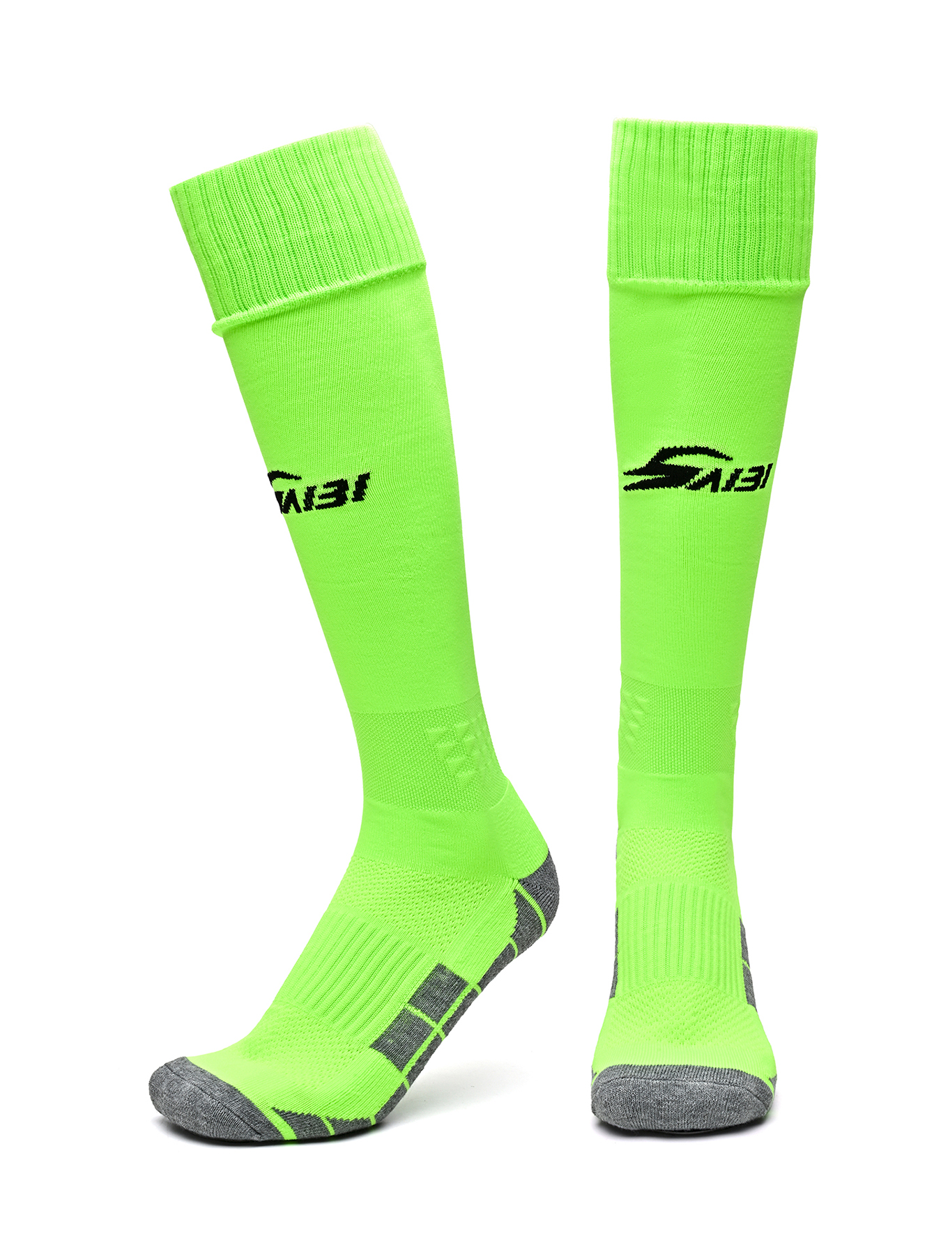 SBWZ-001-Long Football Socks with Thick Terry Sole, Sizes S-L — 14