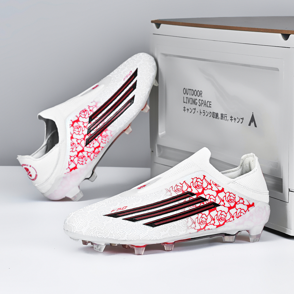 8553C-Stock Slip-on FG Football Shoes,EU Sizes 33-45 — 14