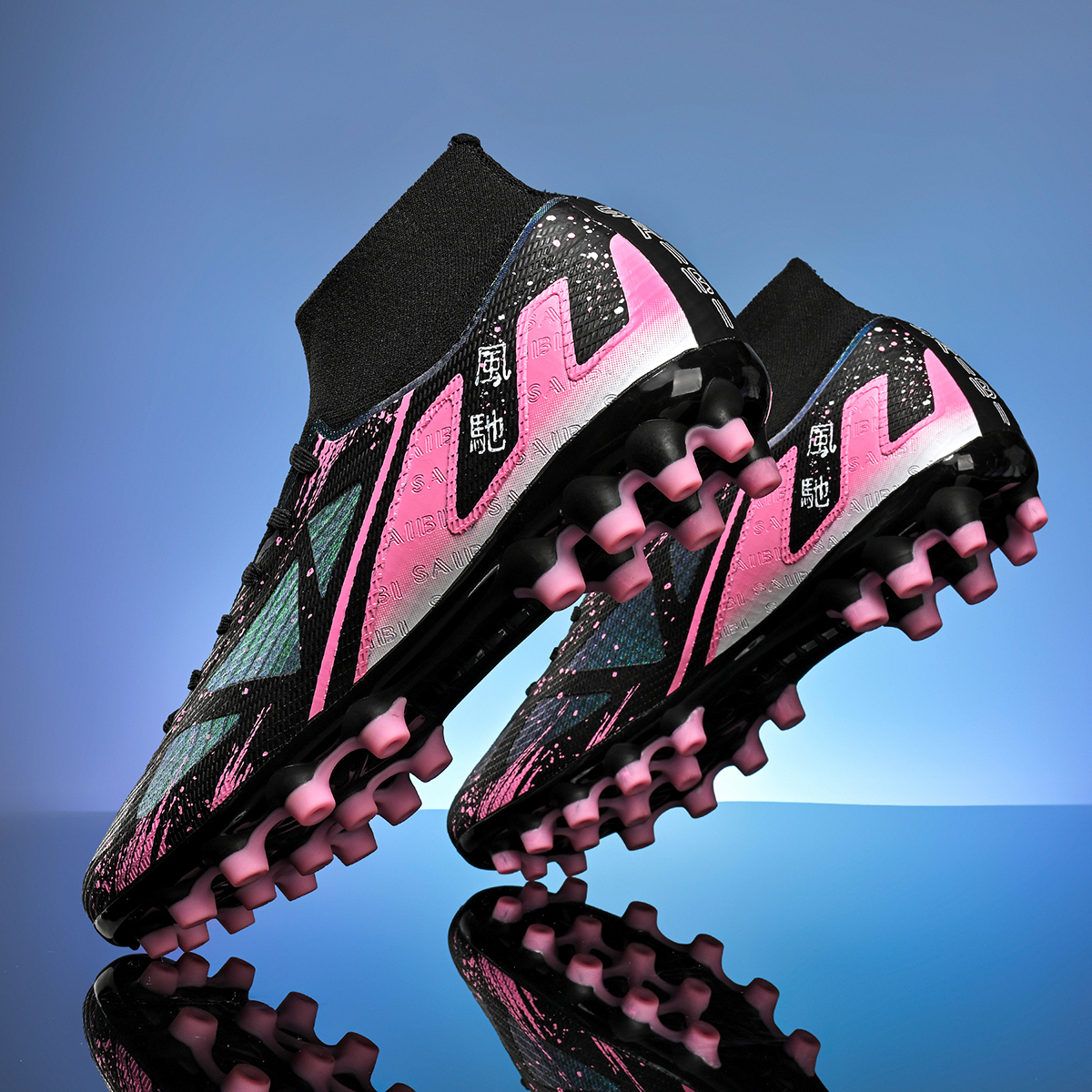 3800C-Stock High Top AG Football Shoes,EU Sizes 35-45 — 8