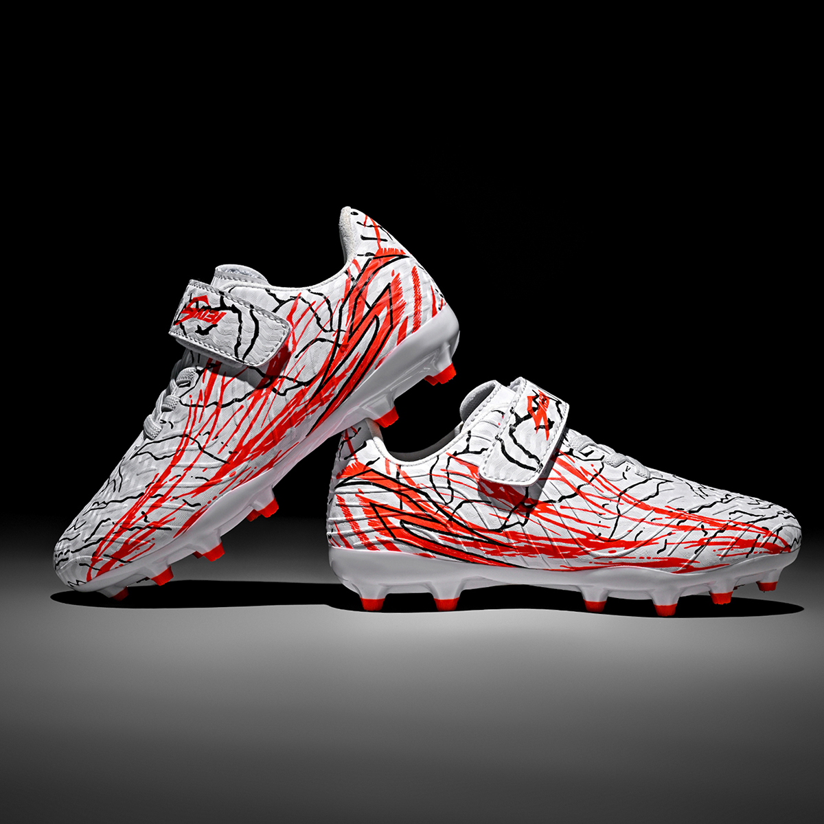 2210C-PU Upper Long Stud Soccer Cleats for Kids Sizes 26-38 — 5