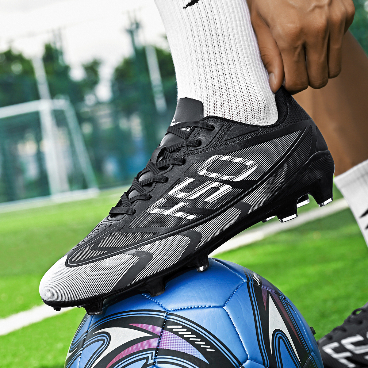 DF001C-Stock Lace-up FG Football Shoes,EU Sizes 35-45 — 10