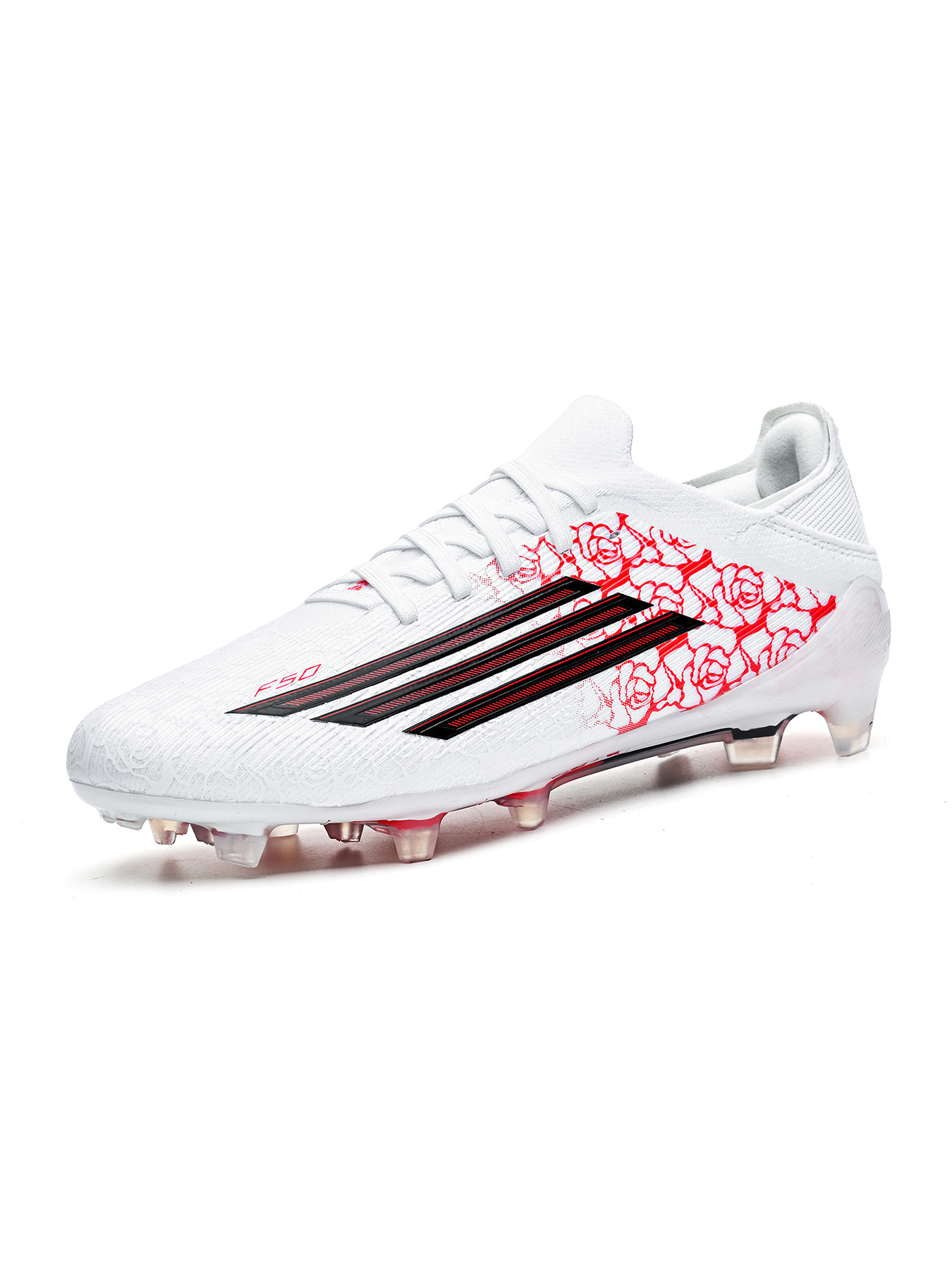 8556C-Stock Lace-up Long Stud Football Boots, Size 33-45 — 1