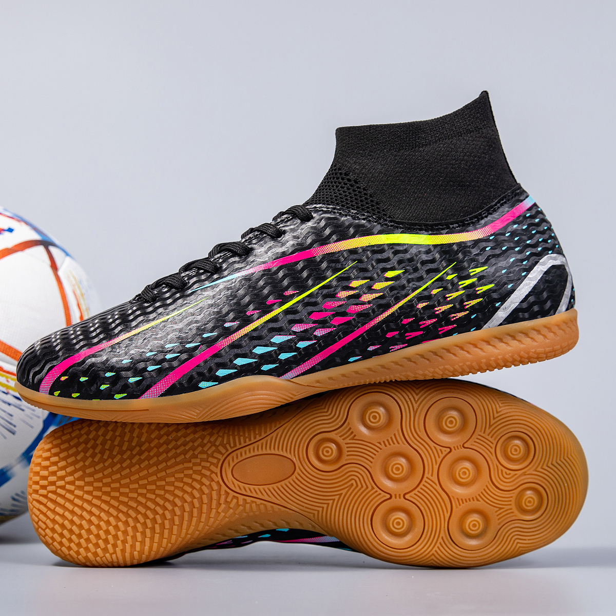 8070P-Stock Lace-up Football Shoes,EU Sizes 38-45 — 7