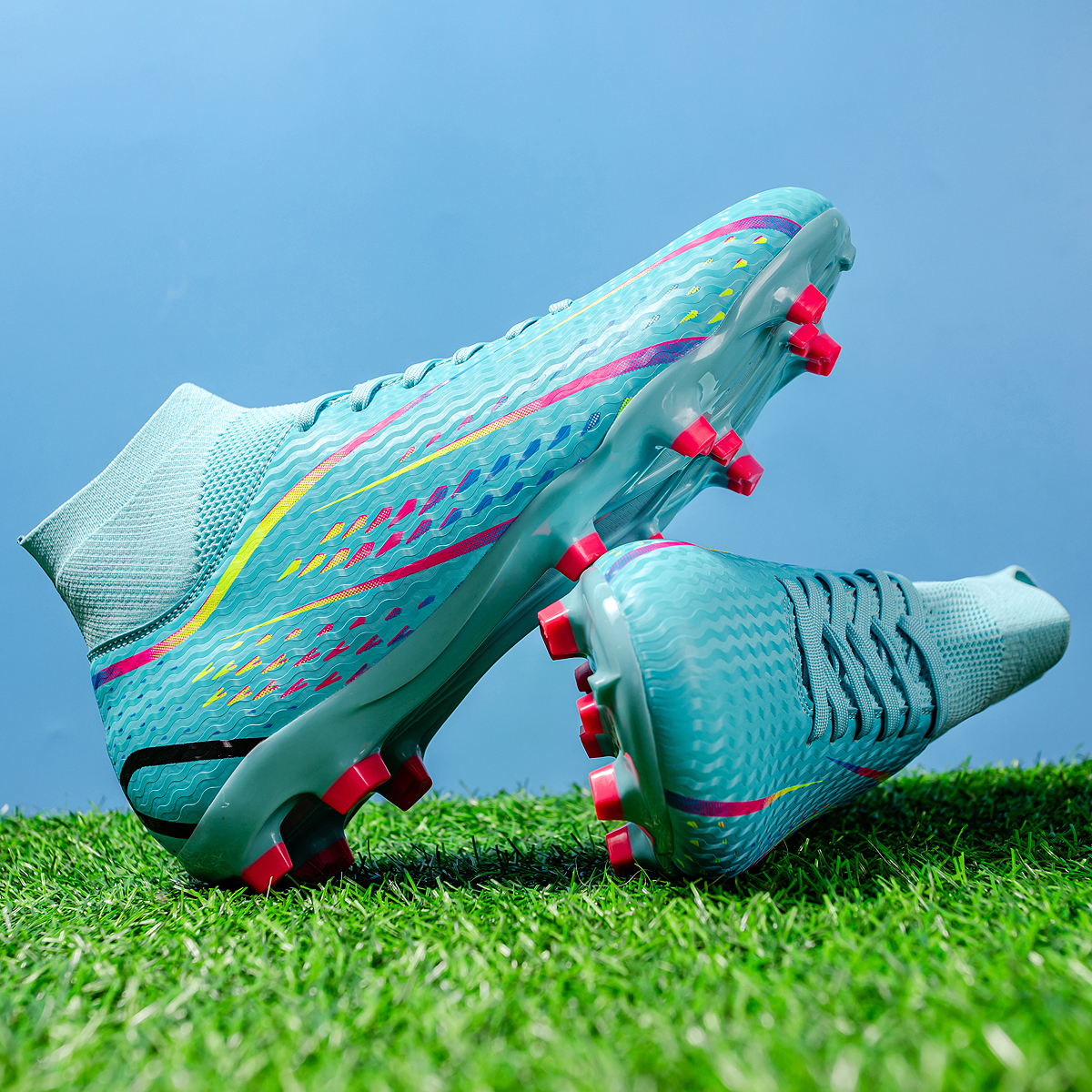 8070C-Stock Lace-up FG Football Shoes,EU Sizes 38-45 — 7