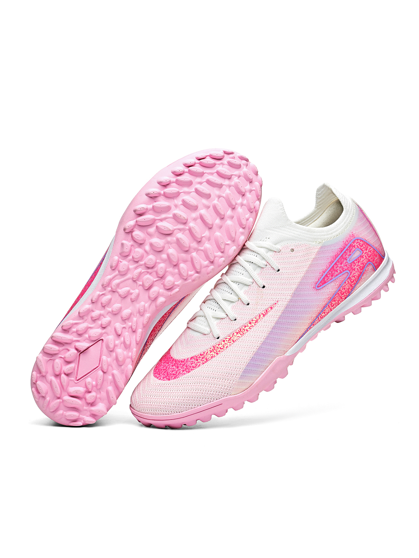 T12S-Stock Lace-up Turf Football Shoes,EU Sizes 35-45 — 2