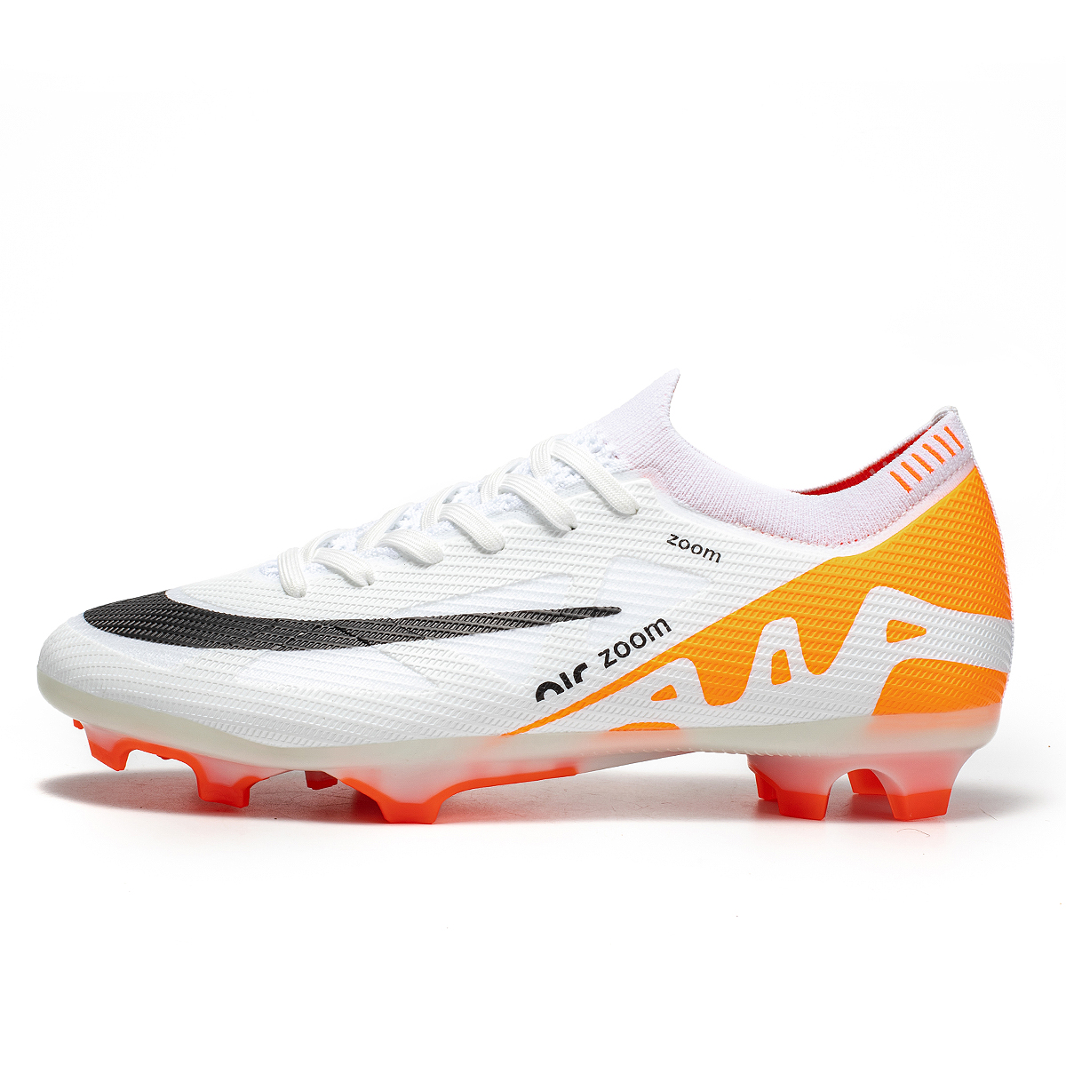 198C-TPU Seamless Upper Long Stud Soccer Shoes Football Cleats Sizes 31-47