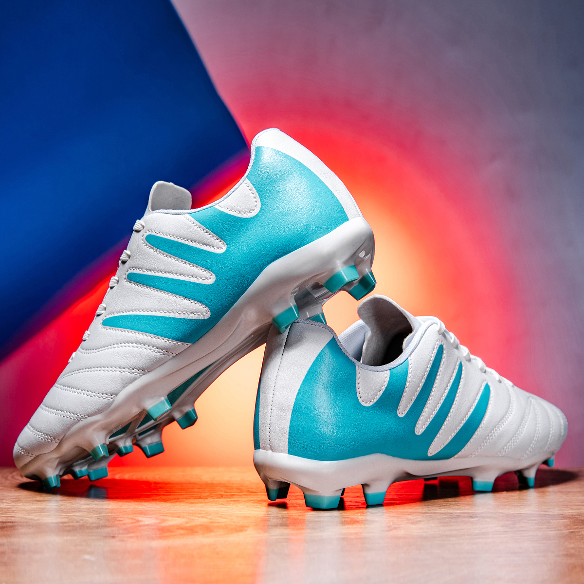 3599C-Lace-Up Long Stud Soccer Cleats Sizes 35-45 — 2
