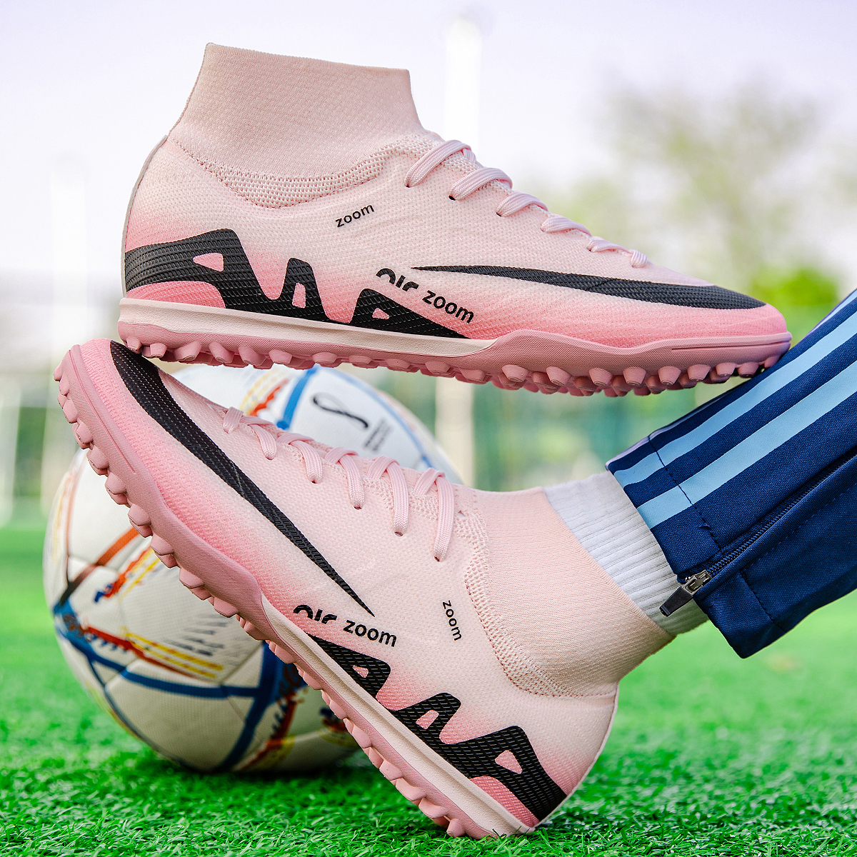 2440S-High-Cut Turf Soccer Cleats Sizes 35-45 — 3