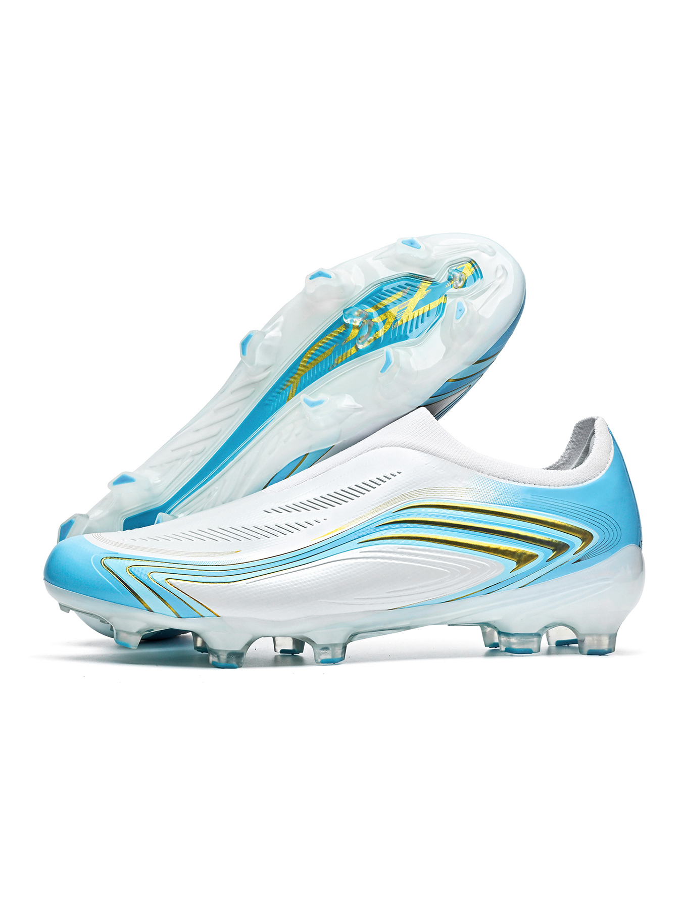 8848C-Stock Slip-on Long Stud Football Boots, Size 32-45 — 7